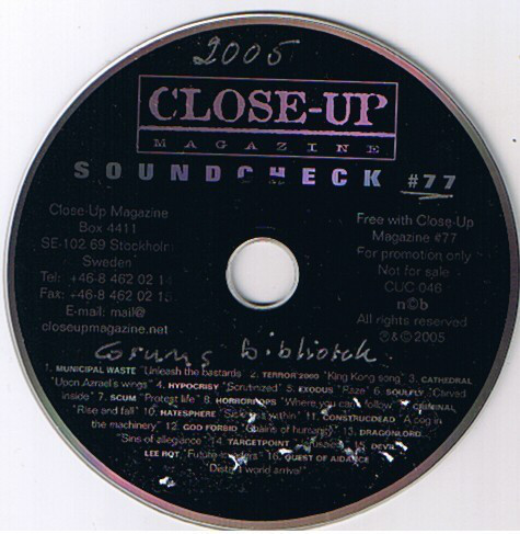 Various - Close-up Magazine - Soundcheck 