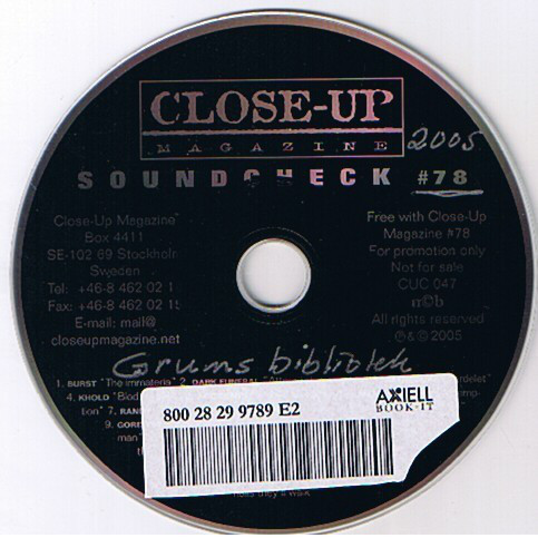 Various - Close-up Magazine - Soundcheck 