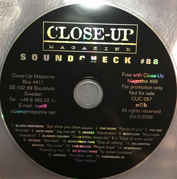 Various - Close-up Magazine - Soundcheck 