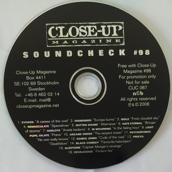 Various - Close-up Magazine - Soundcheck 