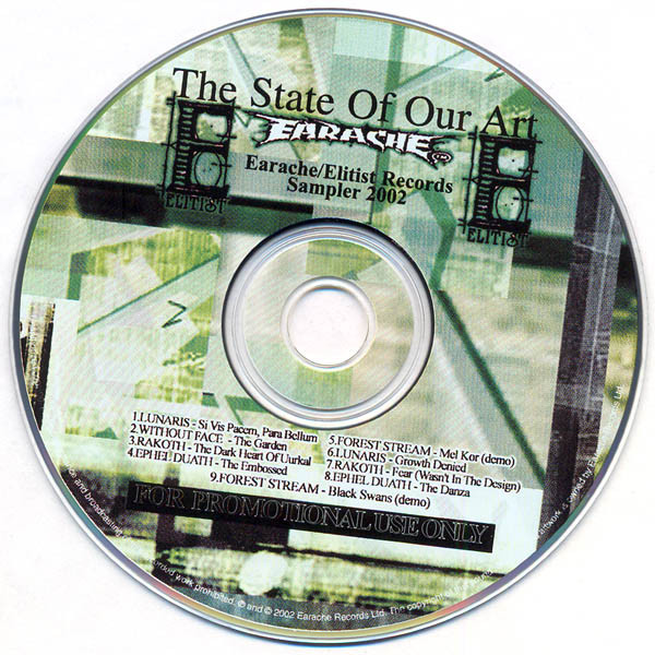Various S - The State Of Our Art: Earache/Elitist Records Sampler 2002