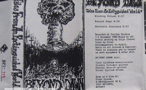 Beyond Dawn - Tales From An Extinguished World (demo)