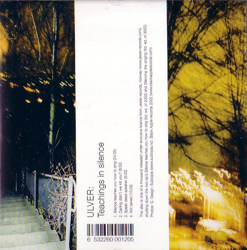 Ulver - Teachings in Silence