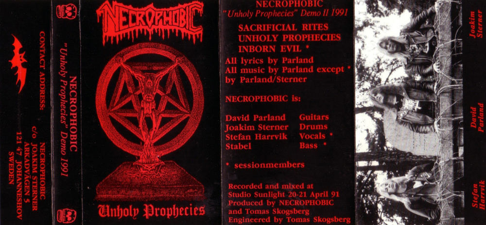 Necrophobic - Unholy Prophecies (demo)