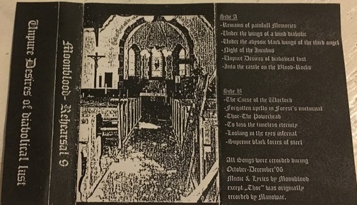 Moonblood - Rehearsal 9 - Unpure Desires of Diabolical Lust (demo)