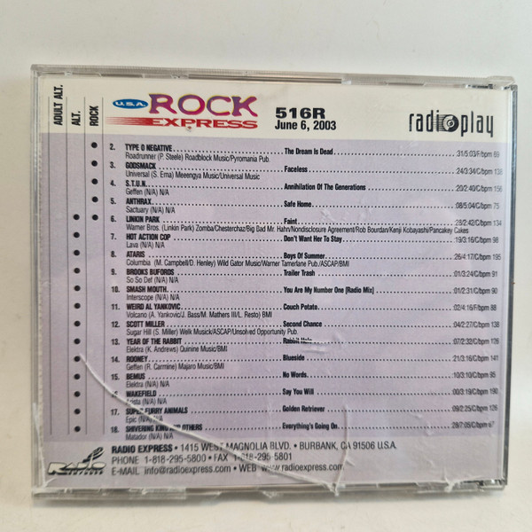 Various U-V - U.S.A. Rock Express 516R