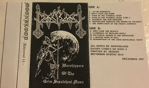 Moonblood - Rehearsal 11 - Worshippers of the Grim Sepulchral Moon (demo)