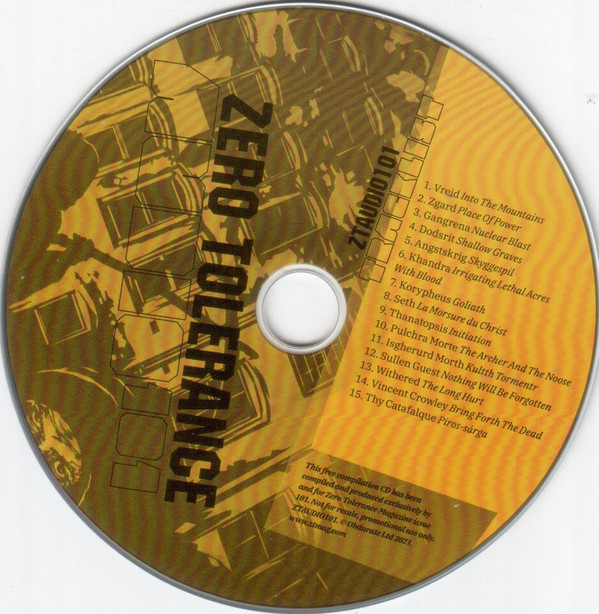 Various - Zero Tolerance Magazine - Zero Tolerance Audio 101