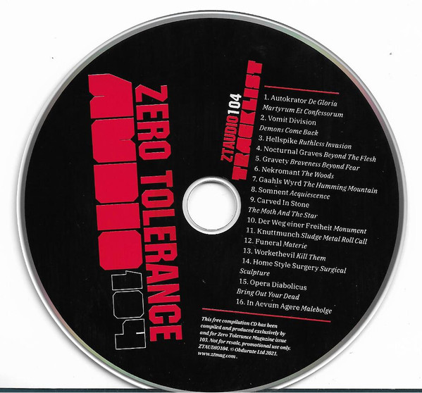 Various - Zero Tolerance Magazine - Zero Tolerance Audio 104