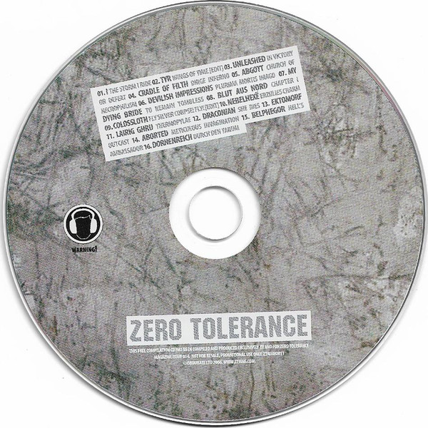 Various - Zero Tolerance Magazine - Zero Tolerance Audio 14