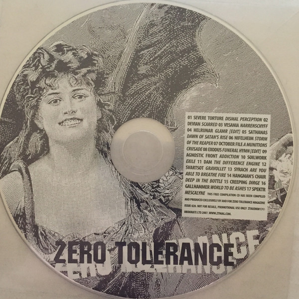 Various - Zero Tolerance Magazine - Zero Tolerance Audio 20