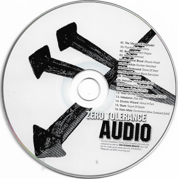 Various - Zero Tolerance Magazine - Zero Tolerance Audio 38