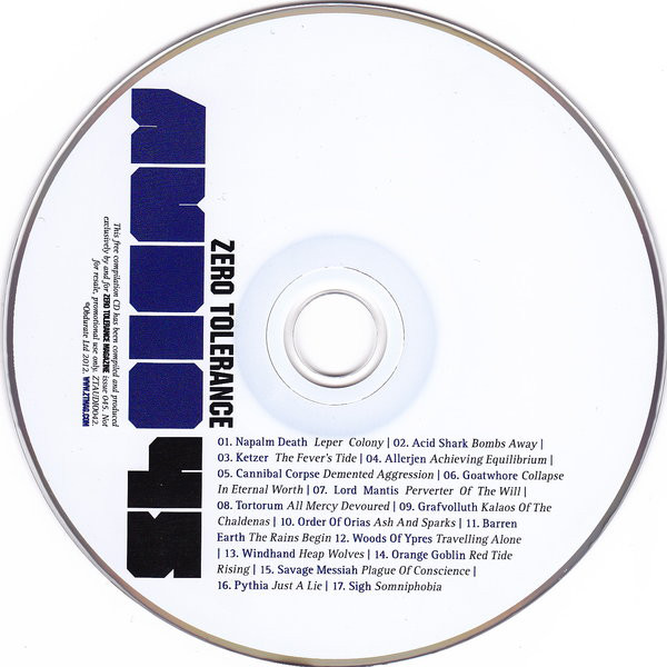Various - Zero Tolerance Magazine - Zero Tolerance Audio 45