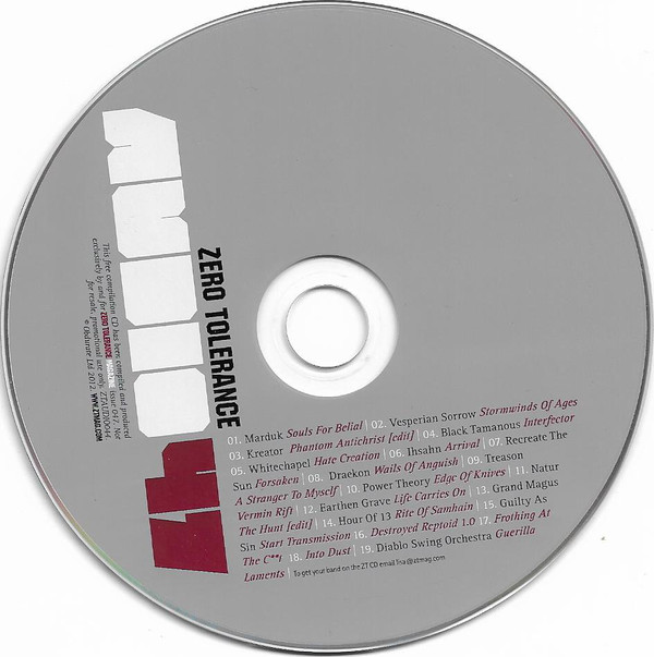 Various - Zero Tolerance Magazine - Zero Tolerance Audio 47