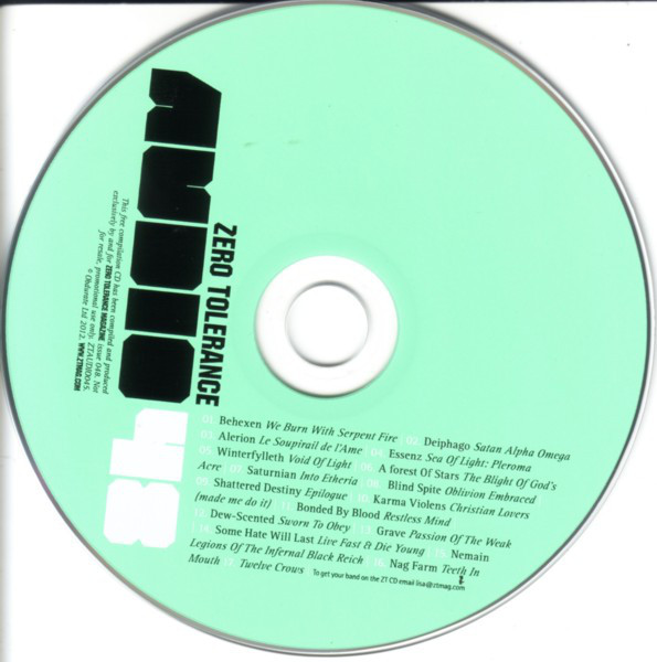 Various - Zero Tolerance Magazine - Zero Tolerance Audio 48