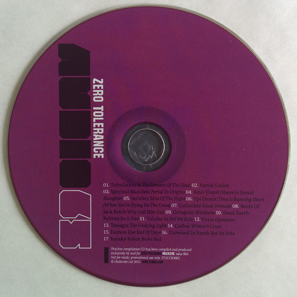 Various - Zero Tolerance Magazine - Zero Tolerance Audio 65