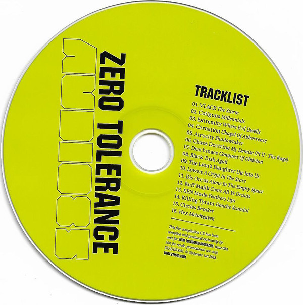 Various - Zero Tolerance Magazine - Zero Tolerance Audio 85