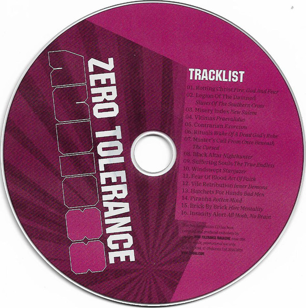 Various - Zero Tolerance Magazine - Zero Tolerance Audio 88