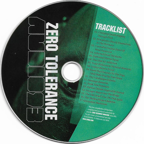Various - Zero Tolerance Magazine - Zero Tolerance Audio 93