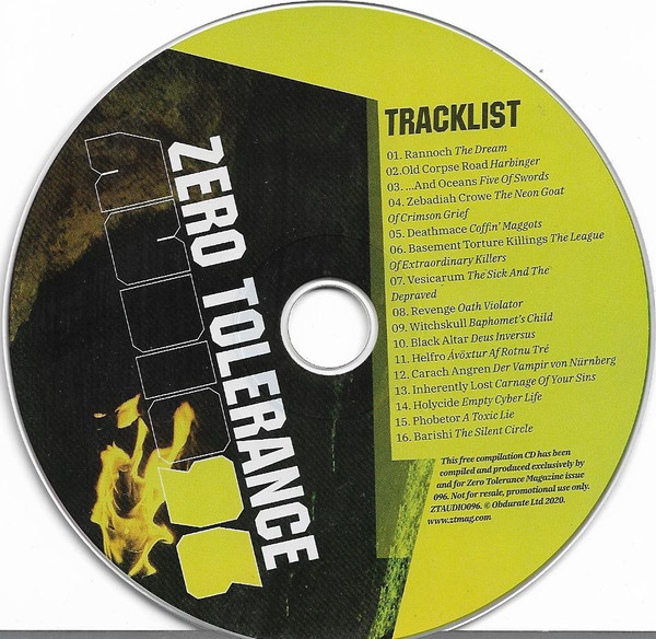 Various - Zero Tolerance Magazine - Zero Tolerance Audio 96