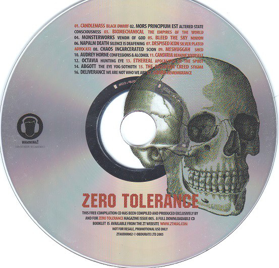Various - Zero Tolerance Magazine - Zero Tolerance Audio 5