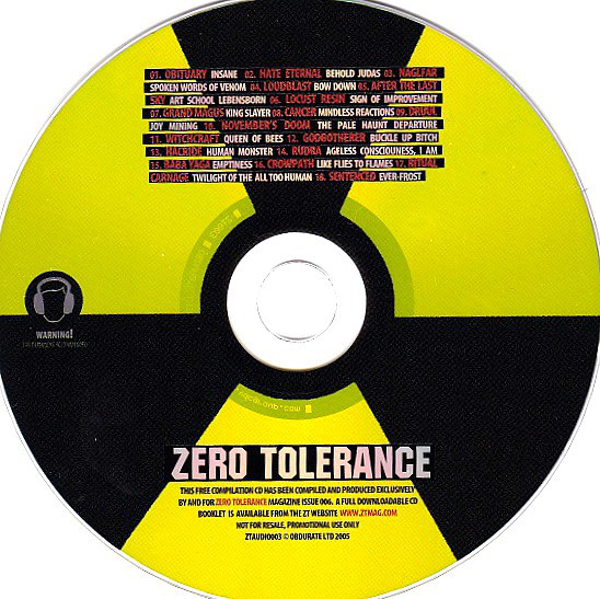Various - Zero Tolerance Magazine - Zero Tolerance Audio 6