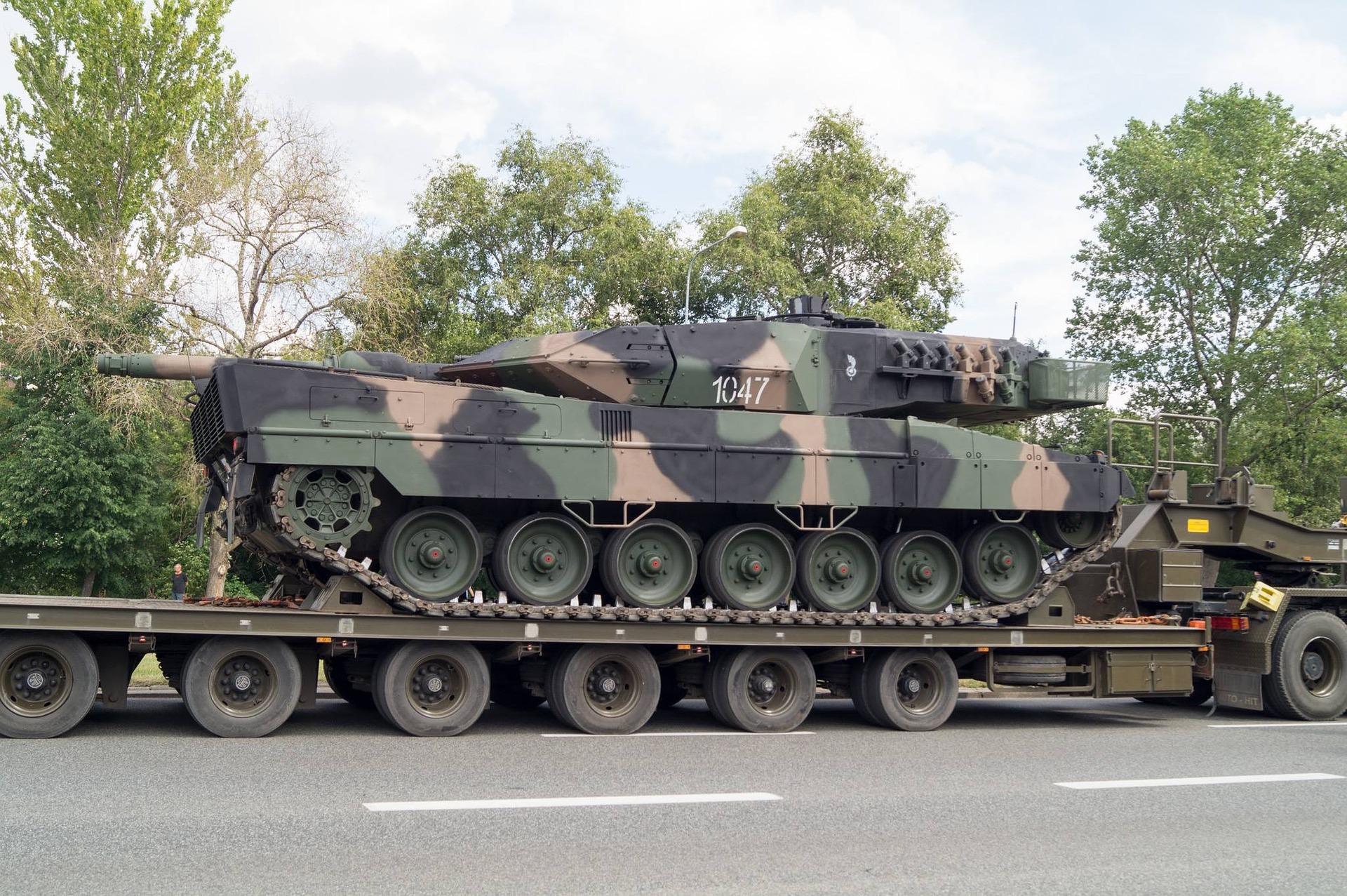 Der Leopard 2 Panzer von Hersteller Krauss-Maffei Wegmann