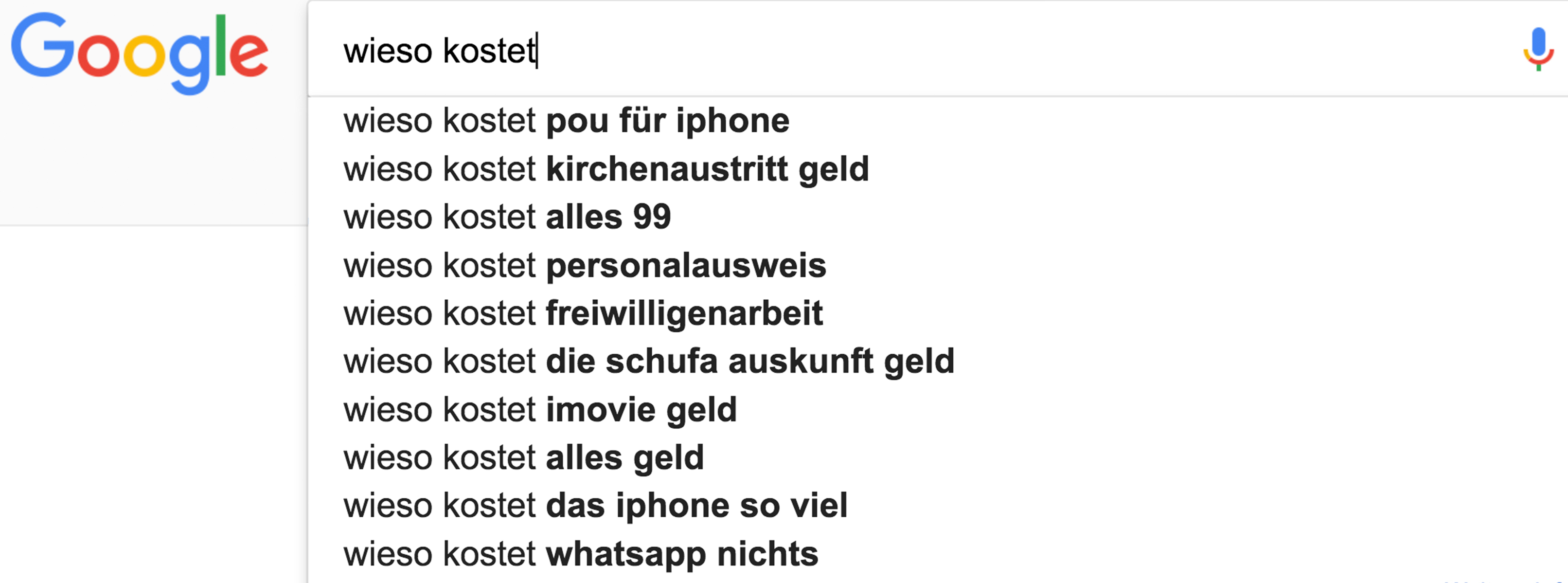 Die Sieben Interessantesten Google Vorschlage Zum Thema Geld Zaster