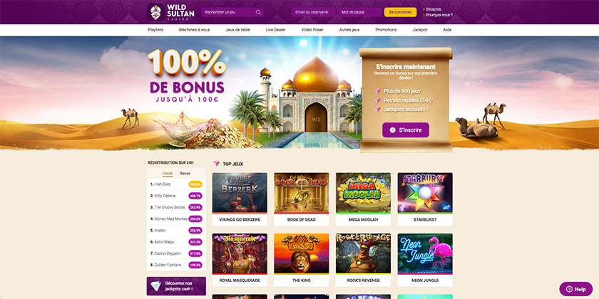 casino wild sultan avis